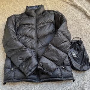 MICHAEL Michael Kors Men's Packable Down Full Zip Black Jacket Size Small